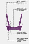 Zelocity True Curv High Impact Quick Dry Sports Bra - Sunset Purple — thumbnail 9